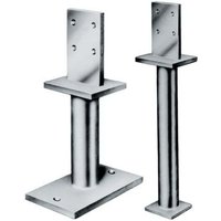 Simpson Strong Tie - simpson Strong-Tie Stützenfuß pis/pisb 100x80x10mm sta st.verz.z.Schr. - PISB160G-B von SIMPSON STRONG TIE