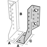 Simpson Strong Tie - Zweiteiliger Sabot simpson - Links - 30x158x84mm - St. 2mm - SDEG380/30 - Vielfaches von 50 Simpson Strong Tie - Zweiteiliger Sabot simpson - Links - 30x158x84mm - St. 2mm - SDEG380/30 - Vielfaches von 50 von SIMPSON STRONG TIE