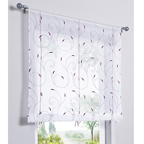 SIMPVALE 1 Stück Fenster Vorhang Stickerei Floral Gabi hoch Qualität Voile Dekoration der Schlafzimmer Badezimmer Balkon, Polyester, violett, 100_x_120_cm SIMPVALE 1 Stück Fenster Vorhang Stickerei Floral Gabi hoch Qualität Voile Dekoration der Schlafzimmer Badezimmer Balkon, Polyester, violett, 100_x_120_cm von SIMPVALE