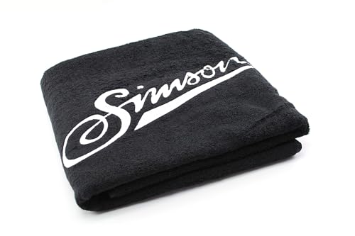 SIMSON weich Badehandtuch, schwarz, Größe: 150 x 100cm, Motiv: SIMSON - 100% Baumwolle von SIMSON