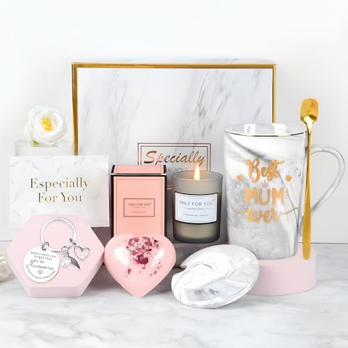 Geschenke für Mama, Geburtstagsgeschenk für Mama, Beste Mama Kaffee Tasse, Weihnachtsgeschenke für Mama, Muttertagsgeschenke Von Tochter, Sohn, Grau Geschenkset Ideen für Mama, Mutter, Frauen, Ehefrau von SIMSPEAR