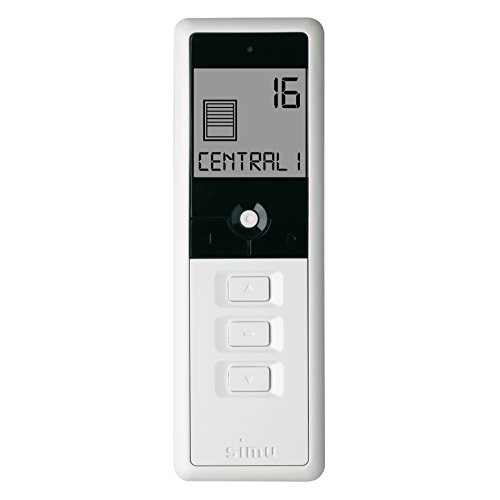 SIMU Funk Hz Handsender 16 Kanal passend auch für Funk RTS Motoren, Einsetzbar für Simu Hz- und Somfy RTS-Motoren, nicht kompatibel mit Simu BHz von SIMU