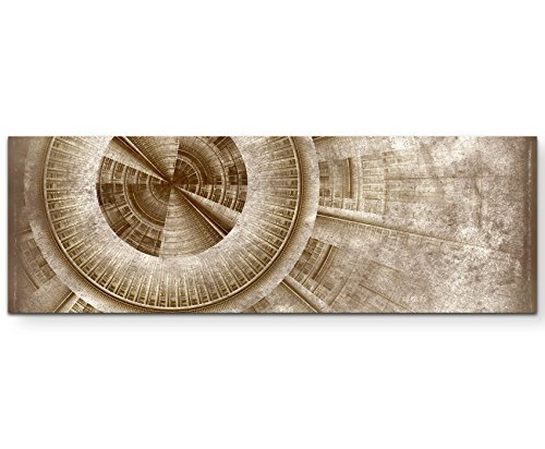SIN-US 74 Vintagestyle – altes Pergament mit mechanischem Projekt - Panoramabild auf Leinwand in 120x40cm SIN-US 74 Vintagestyle – altes Pergament mit mechanischem Projekt - Panoramabild auf Leinwand in 120x40cm von SIN-US 74