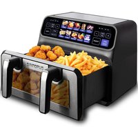 9 l Heißluftfritteuse mit zwei Körben, ölfrei, LED-Touch-Bedienfeld, Sichtfenster, 10-in-1-Multifunktionsgerät 9 l Heißluftfritteuse mit zwei Körben, ölfrei, LED-Touch-Bedienfeld, Sichtfenster, 10-in-1-Multifunktionsgerät von SINAOPUS