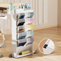 Bücherregal auf Rollen, Bücherregal Mobil, Tragbar Mehrzweck Bücherwagen für Büro,Wohnzimmer,Schule Klassenzimmer Bücherregal auf Rollen, Bücherregal Mobil, Tragbar Mehrzweck Bücherwagen für Büro,Wohnzimmer,Schule Klassenzimmer von SINBINTA