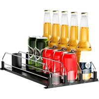 Dosen Organizer, 3 Reihen 31cm Getränke Getränkeorganisation Automatisch für Kühlschränke von SINBINTA