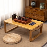 Frühstückstablett mit Klappbaren Beinen Bambus Betttablett Serviertablett Betttisch Tablett mit Füßen Lapdesk, Notebook-Tisch – Natürlich von SINBINTA