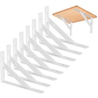 Sinbinta - 8 Stück Regalwinkel 90 Grad, Regalträger, Regalhalter Metall, Regalhalterung, Winkel Regal, Wandhalterung Regal, Wandregal Halterung, Sinbinta - 8 Stück Regalwinkel 90 Grad, Regalträger, Regalhalter Metall, Regalhalterung, Winkel Regal, Wandhalterung Regal, Wandregal Halterung, von SINBINTA