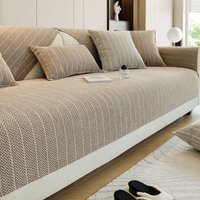 Sinbinta - Sofabezug l Form 1 2 3 4 Sitzer,Chenille Couch überzug Anzug Pets Dog Sofaschoner rutschfest Sofabezug Ecksofa l Form Four Seasons von SINBINTA