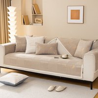 Sinbinta - Sofaschoner rutschfest, Sofabezug Ecksofa l Form Wasserdicht, Hund Katze Couch Überzug Ecksofa u Form Decke Universal 3/2/4/1sitzer Sofa von SINBINTA