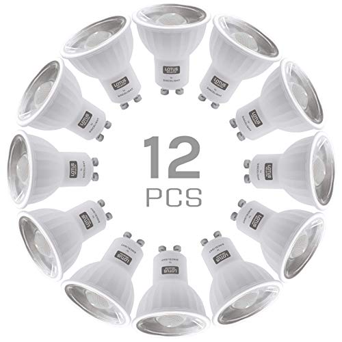 SINCELIGHT GU10 LED Leuchtmittel Deckenspots Reflektorlampe mit 100° Ausstrahlungswinkel, 6W(550Lumen)≈50W Halogen, RA≈92, Neutralweiß 4000K, Nicht Dimmbar, 12er-Pack von SINCELIGHT