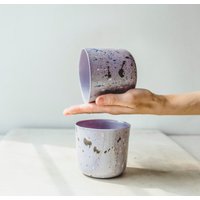 Aquarell Keramiktasse Gesprenkelte Becher Kaffeetasse Keramik Kaffeetassen Schreibtisch Accessoire Mitarbeiter Geschenk Büro Dekor Teetasse von SINDstudio