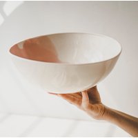 Handgemachte Keramik Salatschüssel, Obstschale, Große Rührschüssel, Pasta Schüssel, Modernes Geschirr Neues Zuhause Housewarming Hochzeitsgeschenk von SINDstudio