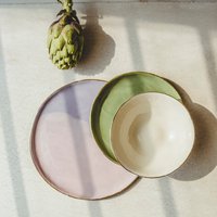 Mix & Match Keramik Geschirr Set Handgemachte Steinzeug Teller Hochzeitsgeschenk Suppenschüssel Dessertteller Dinner von SINDstudio