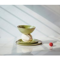 Moderne Keramik Porzellan Geschirr Teller Einzigartiges Hochzeitsgeschenk Für Paar Chef Geschenk Urlaub Hosting von SINDstudio
