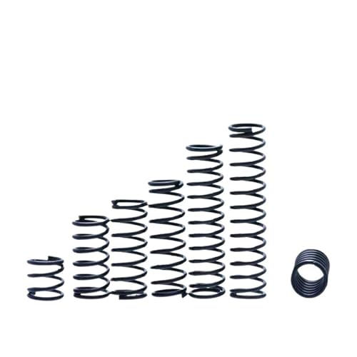 10 Stück Druckfeder, Punktdrahtdurchmesser 0,6 mm, Außendurchmesser 3–15 mm, Druckfeder, L = 10 mm ~ 100 mm(80mm 10pcs,4MM_0.6MM) von SINEKY