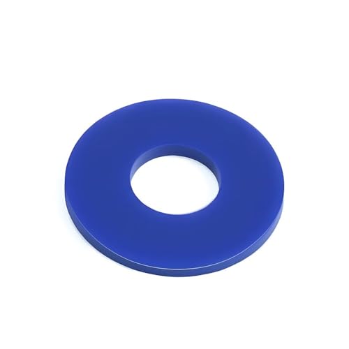 20-100 Stücke Gelb Königsblau Rot Nylon Flachdichtungen Isolierung Ringscheiben Schraube Bolzen Abstandshalter M2M2.5M3M4M5M6M8M10M12M14M16M18M20(Blue,M10x20x2,50Pcs) von SINEKY