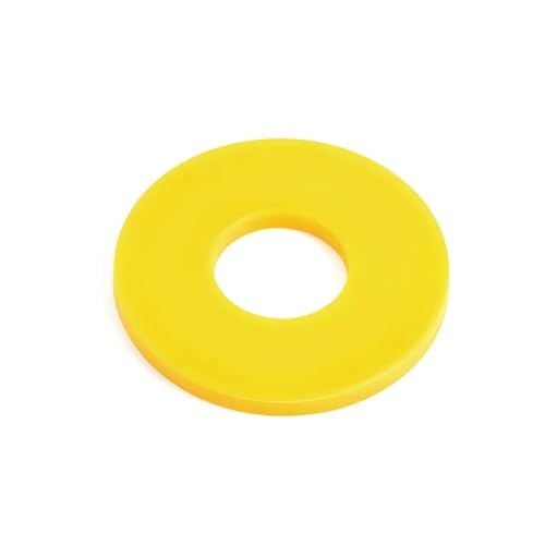 20-100 Stücke Gelb Königsblau Rot Nylon Flachdichtungen Isolierung Ringscheiben Schraube Bolzen Abstandshalter M2M2.5M3M4M5M6M8M10M12M14M16M18M20(Yellow,M3x10x1,50Pcs) von SINEKY
