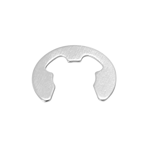 5-200 Stück M2 M2.5 M3 M4 M5 M6 M8 M9 M12 M15 304 Edelstahlwelle Externe Sicherungsringscheibe E-Clip Snap Sicherungsring(200pcs M4) von SINEKY
