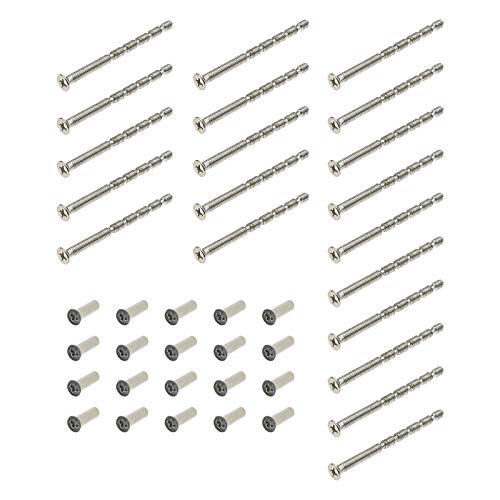 20 Sets von M5 x 60 mm Snap Off Screw Universal Metall Verbindungshülsenschrauben Schrauben für Türgriffe Verbindungsbox Rosette 20 Sets von M5 x 60 mm Snap Off Screw Universal Metall Verbindungshülsenschrauben Schrauben für Türgriffe Verbindungsbox Rosette von SING F LTD