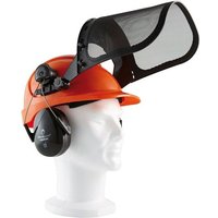 Singer Safety - Forsthelm singer orange / Anti-Lärm-Schalenhelm / Visierhalter / Gittervisier - HGCF01 von SINGER SAFETY