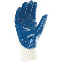 Vollbeschichteter Handschuh mit Moltonträger 100% Baumwolle SINGER - Schwere Arbeiten in feuchten Umgebungen - Größe 10 - NBR32703 von SINGER SAFETY