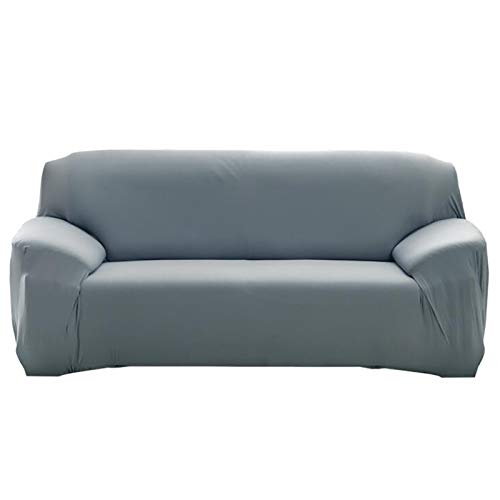Stretch Sofa Abdeckungen,Volltonfarbe L Shaped Couch-Abdeckungen,Hohe Elastizität Universal Couch Möbel-Protektor Für 1 2 3 4 Sitzer Möbel-Protektor-B 4 Seater 235-300cm(93-118inch) von SINGID