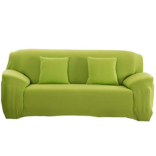 Stretch Sofa Abdeckungen,Volltonfarbe L Shaped Couch-Abdeckungen,Hohe Elastizität Universal Couch Möbel-Protektor Für 1 2 3 4 Sitzer Möbel-Protektor-E 1 Seater 90-140cm(35-55inch) von SINGID