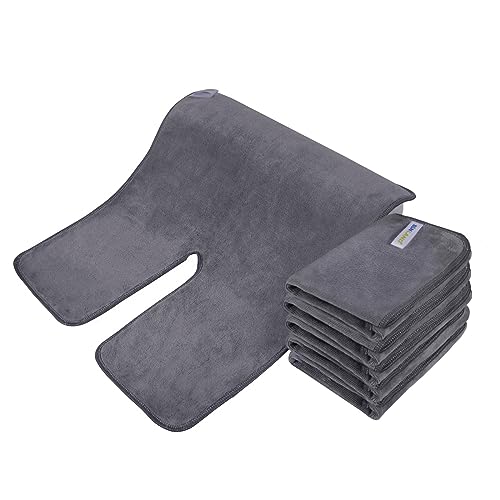 SINLAND Mikrofaser-Kosmetiker-Handtücher zum Entfernen von Gesichtsmasken, weiches Gesichtstuch mit geteiltem Design, Spa-Handtücher für Gesichtsdampfmassage und Reinigung von SINLAND