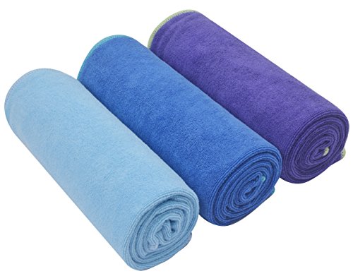 SINLAND multipurpose mikrofaser, schnell trocknenden reise gym handtücher hellblau + blau + grape SINLAND multipurpose mikrofaser, schnell trocknenden reise gym handtücher hellblau + blau + grape von SINLAND
