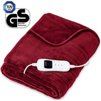 Heizdecke elektrisch 160x120cm Weinrot Wärmeunterbett xxl Heizmatte Abschaltautomatik - Sinnlein Heizdecke elektrisch 160x120cm Weinrot Wärmeunterbett xxl Heizmatte Abschaltautomatik - Sinnlein von SINNLEIN