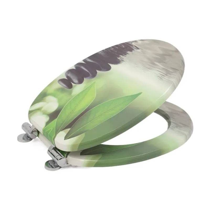 SINOBATH WC Sitz Mit Absenkautomatik MDF Holzkern H045 von SINOBATH