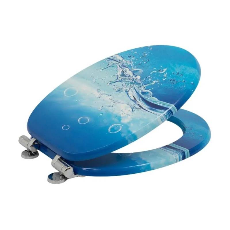 SINOBATH WC Sitz Mit Absenkautomatik MDF Holzkern H051 von SINOBATH