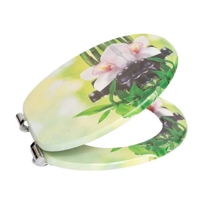 SINOBATH WC Sitz Mit Absenkautomatik MDF Holzkern H141 von SINOBATH