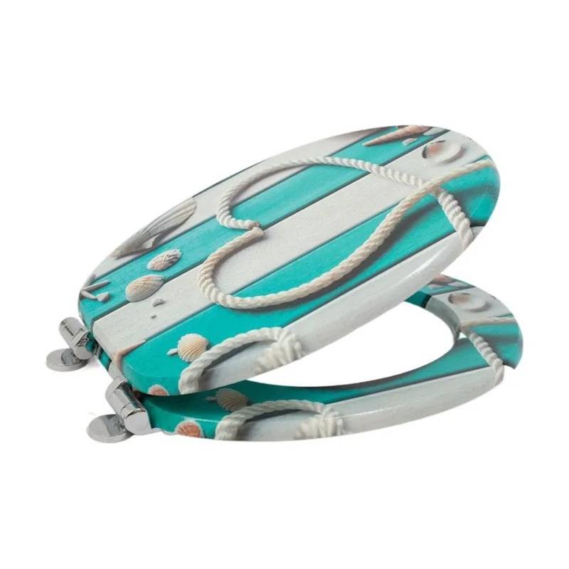 SINOBATH WC Sitz Mit Absenkautomatik MDF Holzkern H147 von SINOBATH