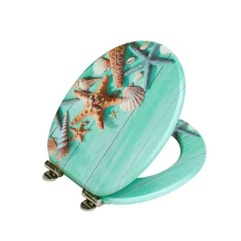 SINOBATH WC Sitz Mit Absenkautomatik MDF Holzkern H150 von SINOBATH