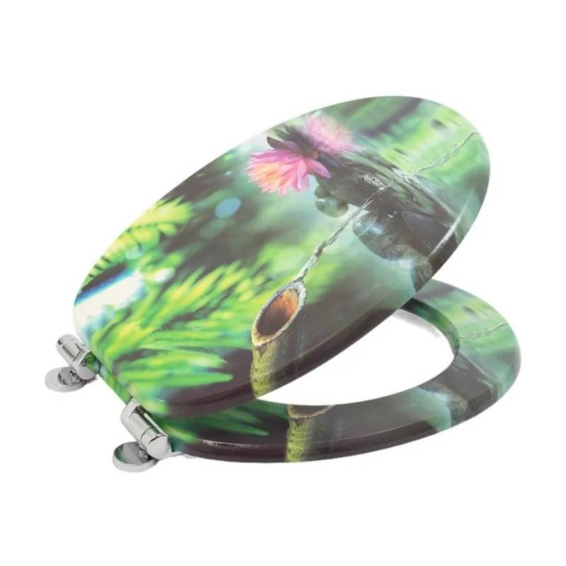 SINOBATH WC Sitz Mit Absenkautomatik MDF Holzkern H155 von SINOBATH