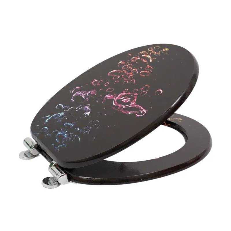 SINOBATH WC Sitz Mit Absenkautomatik MDF Holzkern H170 von SINOBATH