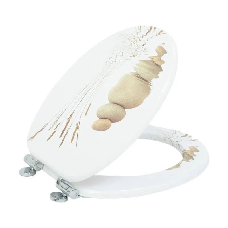 SINOBATH WC Sitz Mit Absenkautomatik MDF Holzkern H235 von SINOBATH