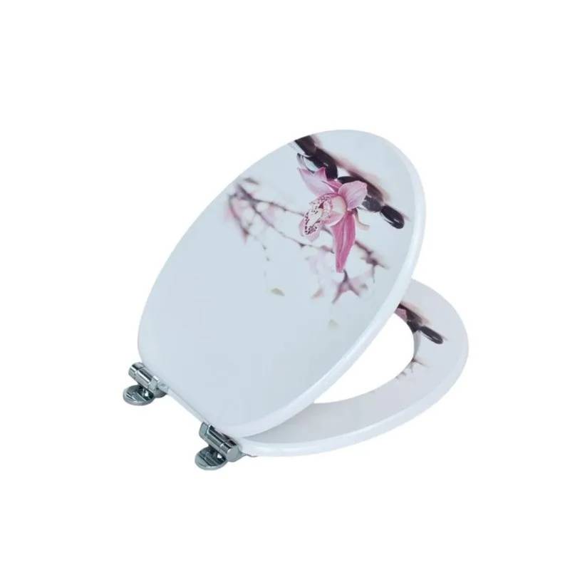 SINOBATH WC Sitz Mit Absenkautomatik MDF Holzkern H237 von SINOBATH