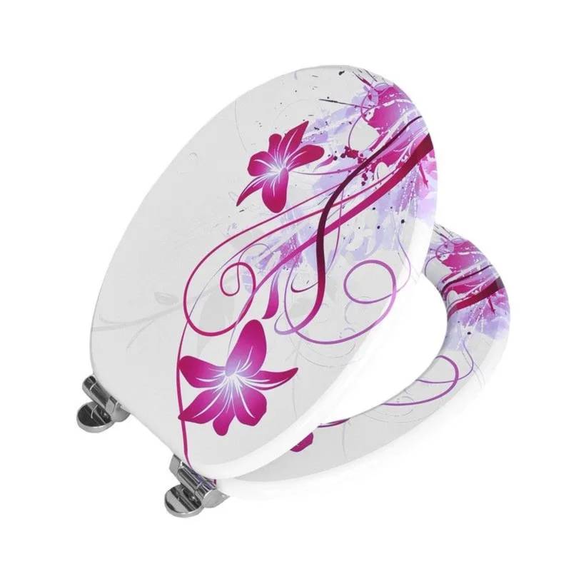 SINOBATH WC Sitz Mit Absenkautomatik MDF Holzkern H269 von SINOBATH