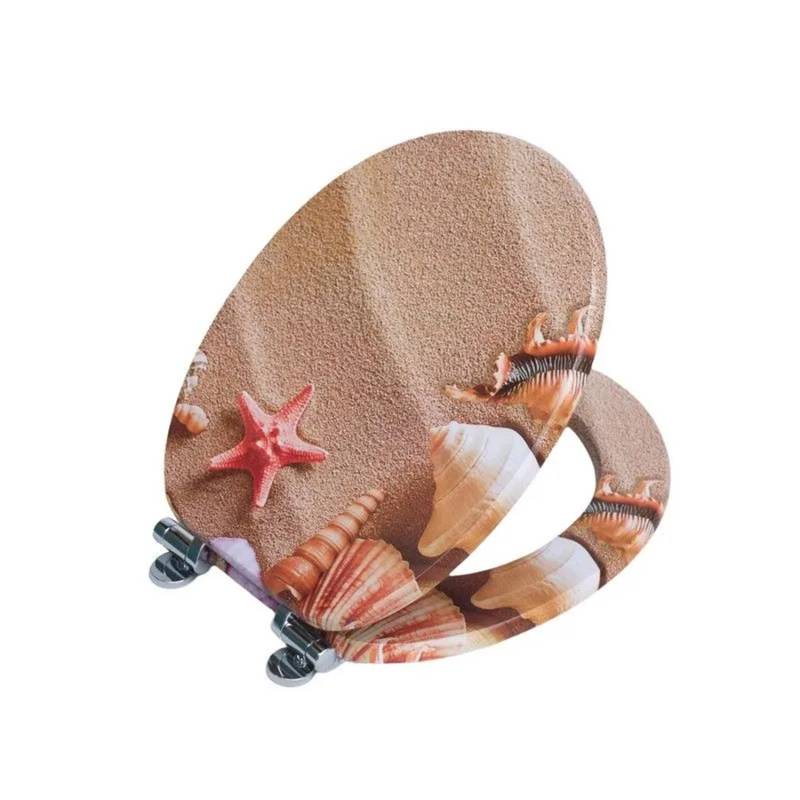 SINOBATH WC Sitz Mit Absenkautomatik MDF Holzkern H308 von SINOBATH