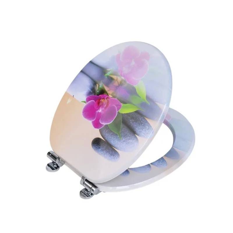 SINOBATH WC Sitz Mit Absenkautomatik MDF Holzkern H351 von SINOBATH