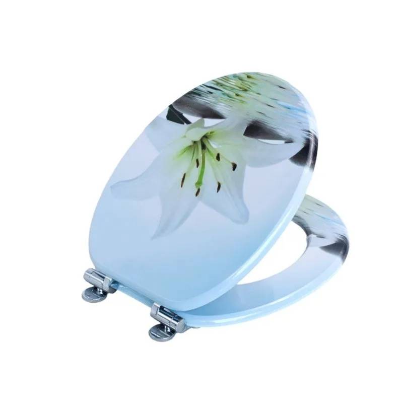 SINOBATH WC Sitz Mit Absenkautomatik MDF Holzkern H358 von SINOBATH