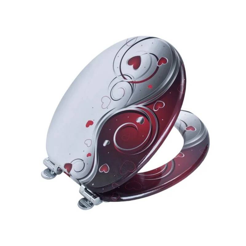 SINOBATH WC Sitz Mit Absenkautomatik MDF Holzkern H359 von SINOBATH