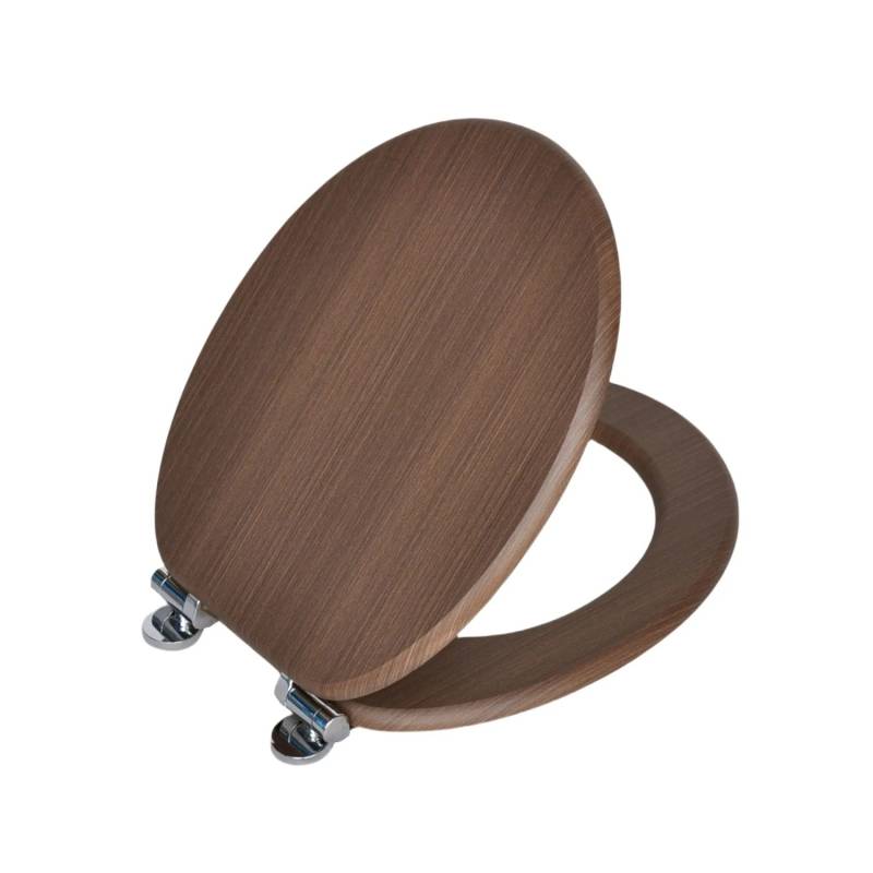 SINOBATH WC Sitz Mit Absenkautomatik MDF Holzkern W106 von SINOBATH