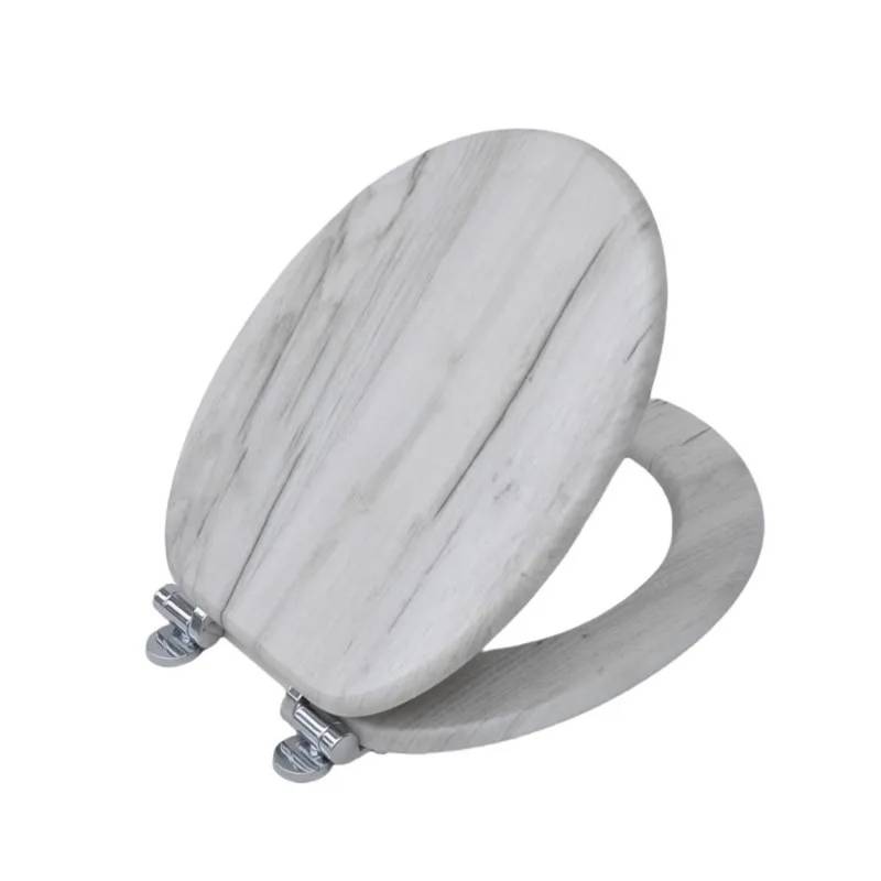 SINOBATH WC Sitz Mit Absenkautomatik MDF Holzkern W109 von SINOBATH