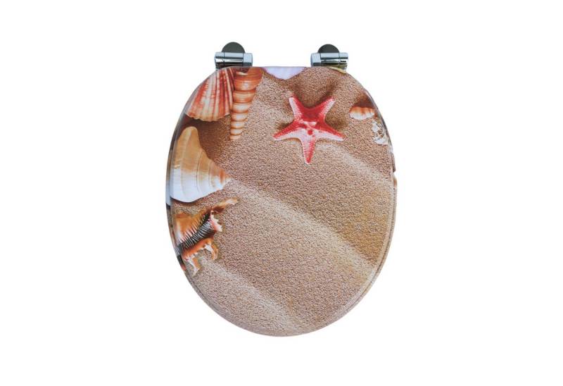 SINOBATH WC-Sitz WC-Sitz mit Absenkautomatik,MDF Holzkern,Toilettensitz von SINOBATH