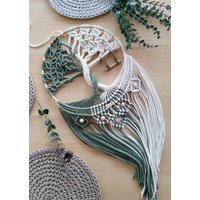 Traumfänger Baum Des Lebens | Makramee Wandbehang Tree Of Life Macrame Homedecor Dekoration Geschenkidee von SINOHandmade