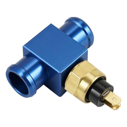 22 mm Temperaturschalter Kühlerlüfter kompatibel mit EXC 300 EXC-F 350 SX 125 SXF 450 XC XCF XCW Motorradmodelle Aftermarket Ersatz(Blau) von SINOSCOGO